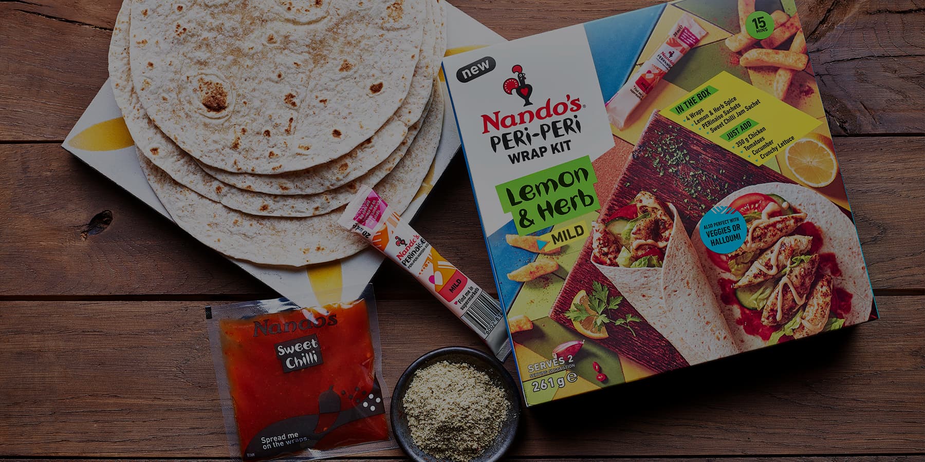 Lemon & Herb Wrap Kit Food Nando's